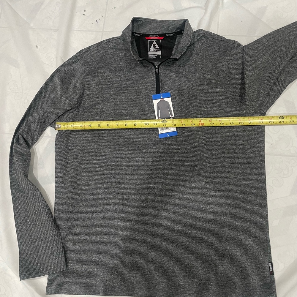 Gerry Weber Charcoal Quarter-Zip Top New